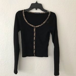 Brandy Melville Zelly Cheetah Top